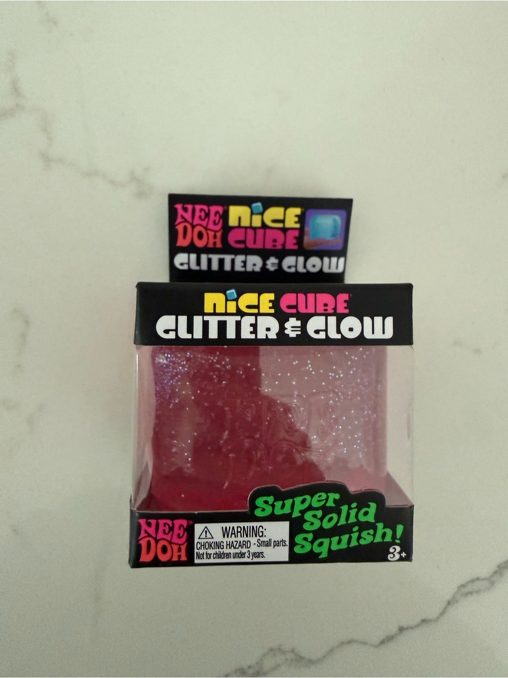 Needoh nice cube glitter & glow